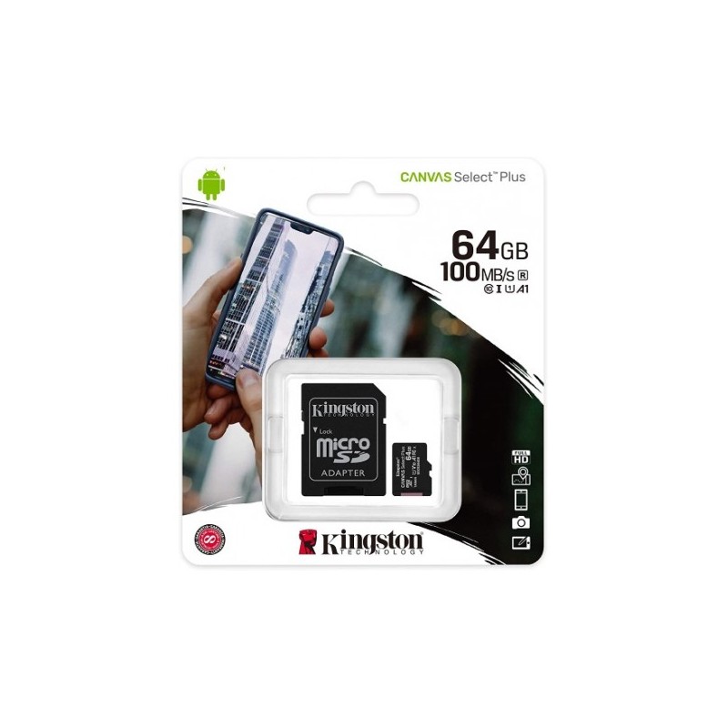Flashcard MicroSD Micro SD Kingston 64 GB