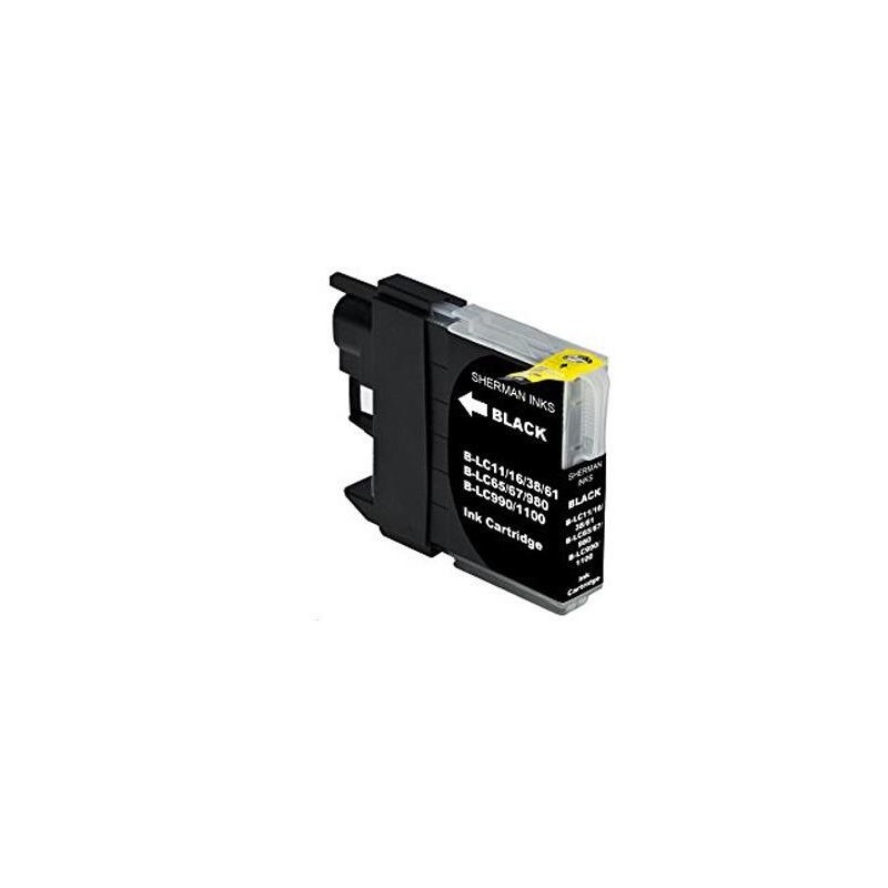 Cartuccia per Brother LC-980 LC-985 LC-1100 nero