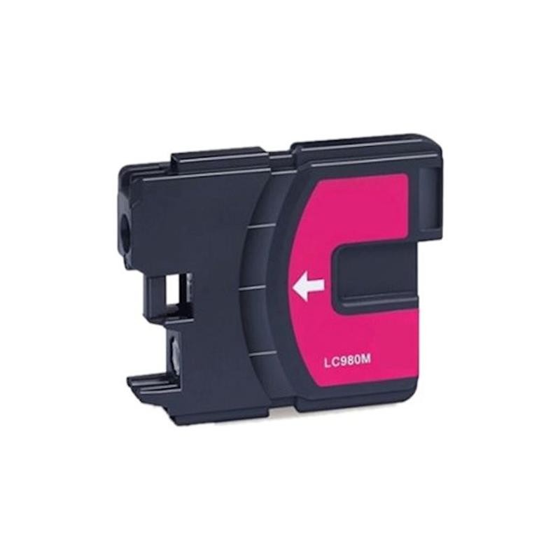 Cartuccia per Brother LC-980 LC-985 LC-1100 magenta