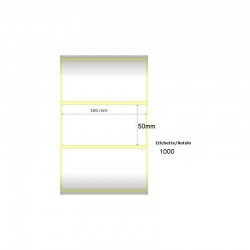 100 X 50 Etichette in carta termica